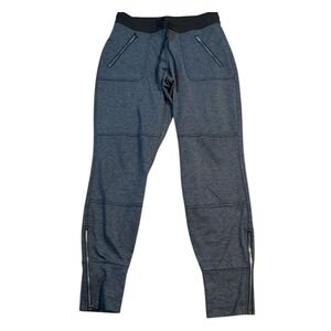 Athleta Pants Womens Small Gray Black Joggers Zip Pockets Drawstring‎ Ladies